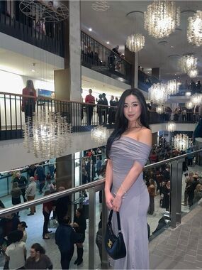 gladiatrix maxi dress / charcoal grey